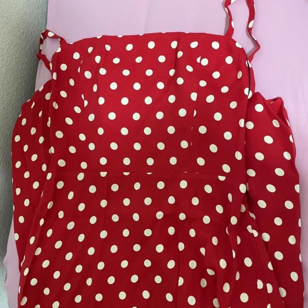 Reformation Afternoon Dress in Campari *NEW* - Picture 5 of 6